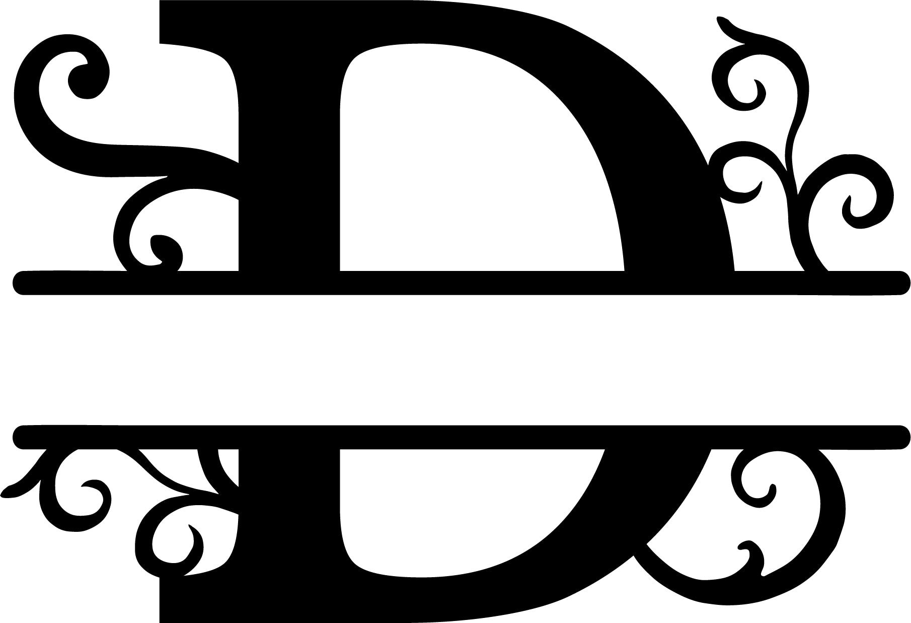 Initial Letter Metal Monogram