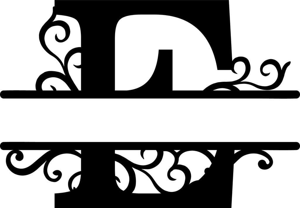 Initial Letter Metal Monogram