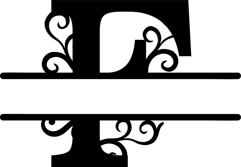 Initial Letter Metal Monogram