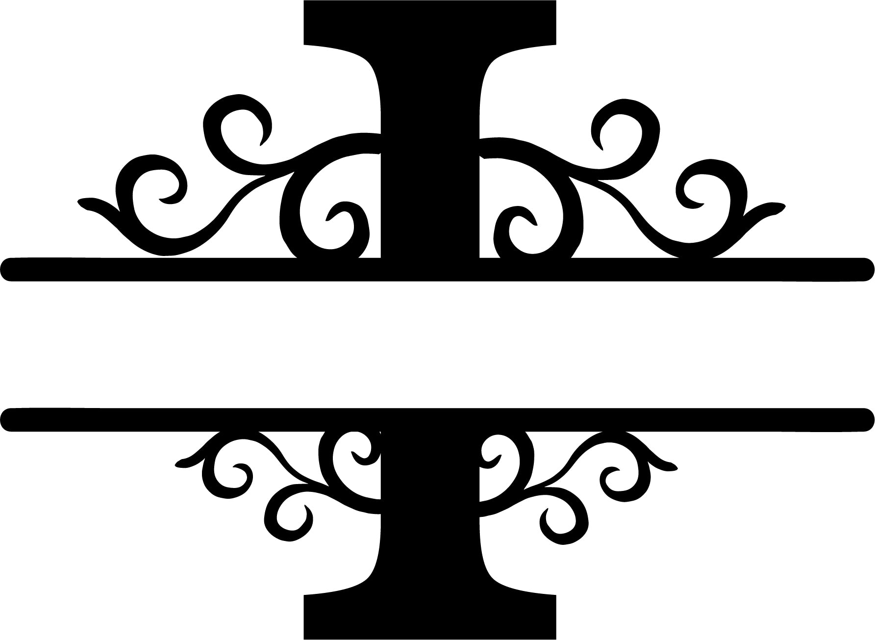 Initial Letter Metal Monogram
