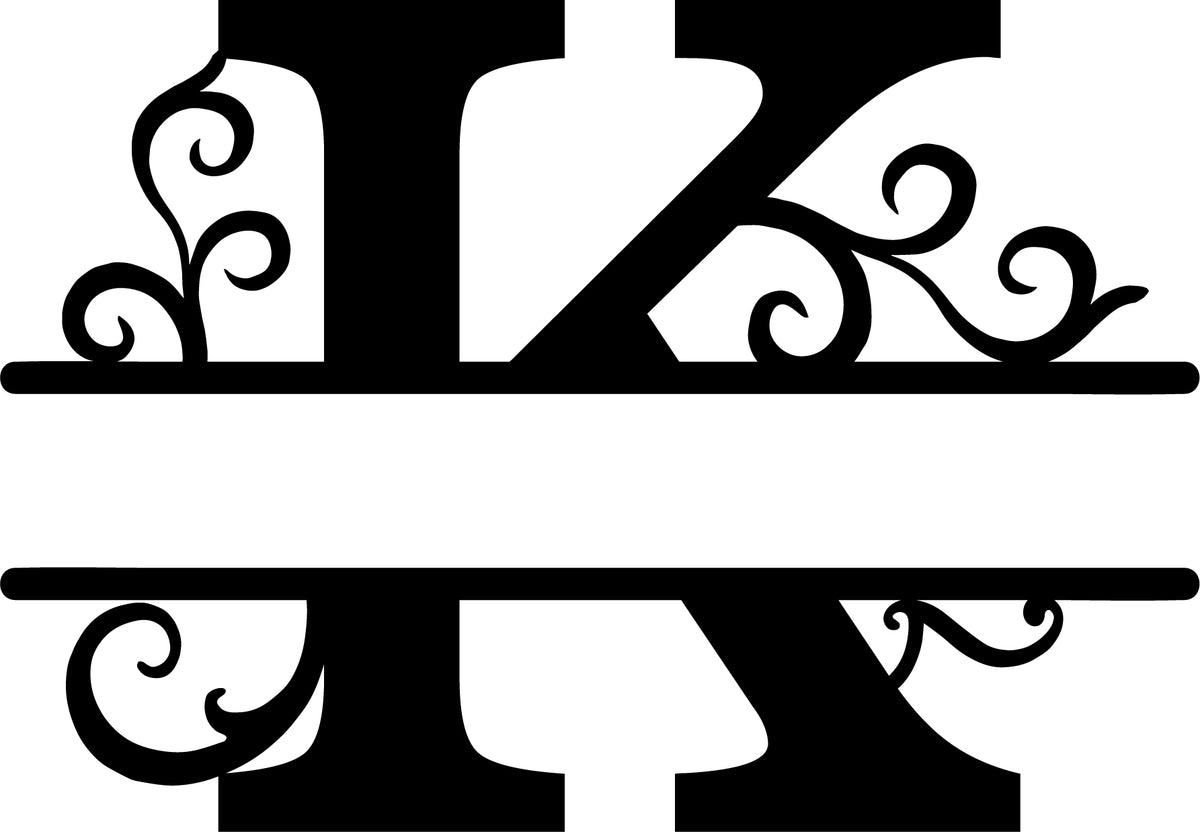Initial Letter Metal Monogram