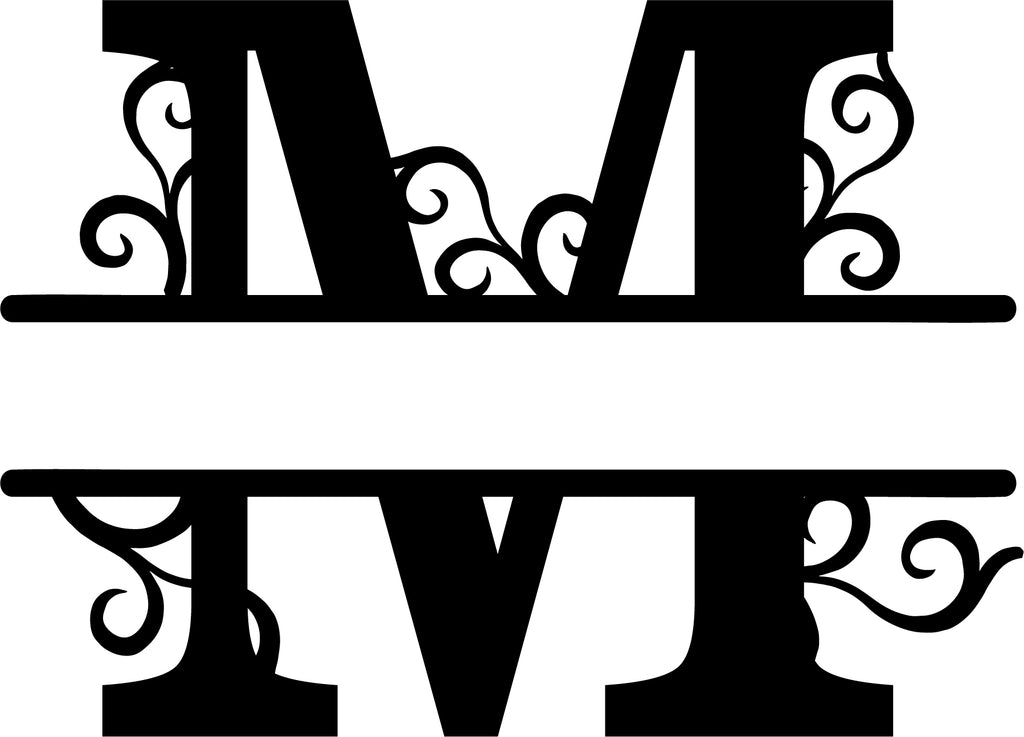 Initial Letter Metal Monogram