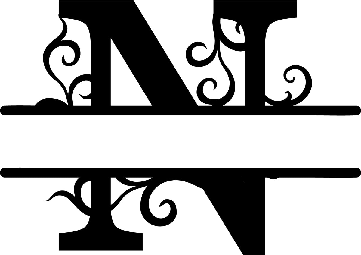 Initial Letter Metal Monogram