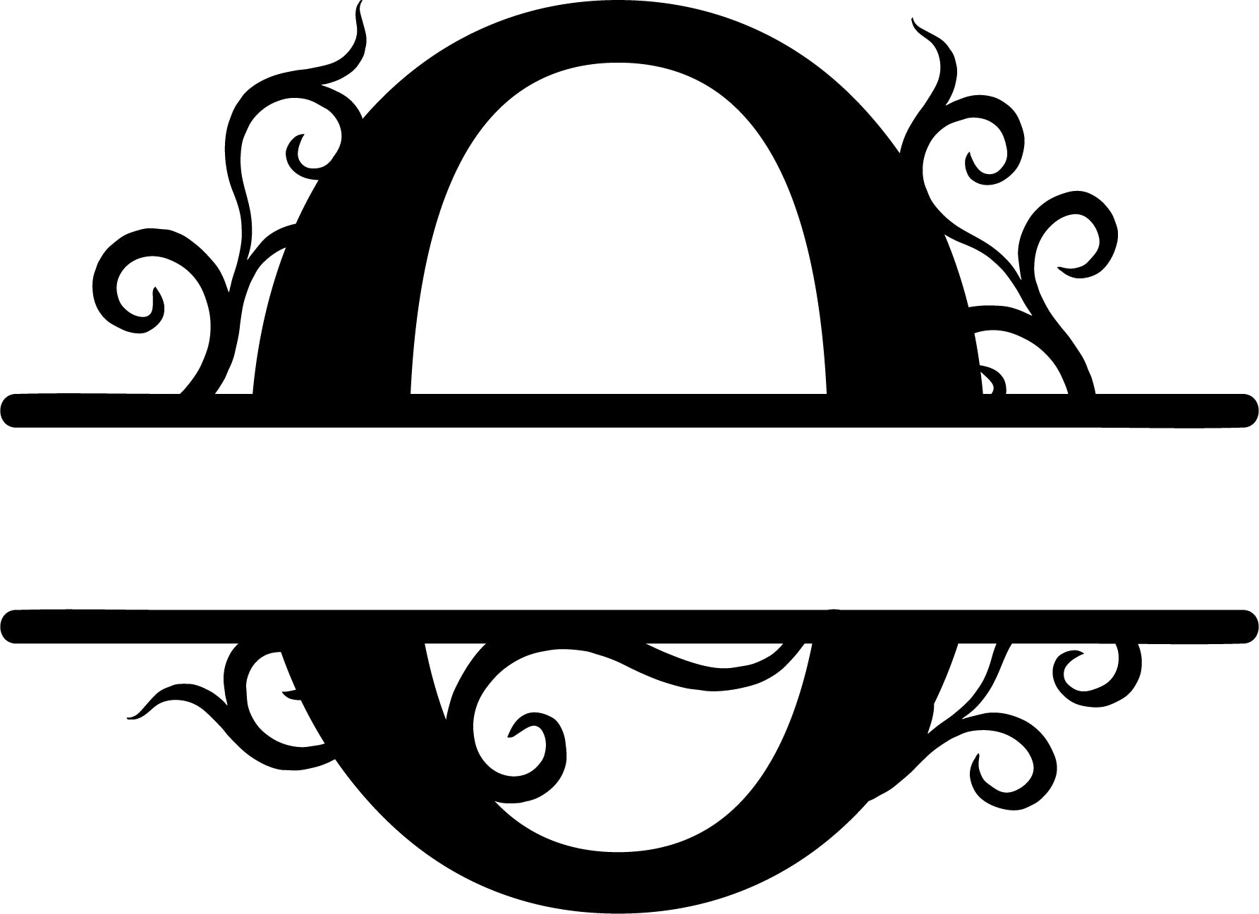 Initial Letter Metal Monogram